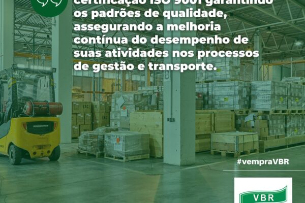 Contrate a VBR Logística e transporte suas cargas com segurança pelo País